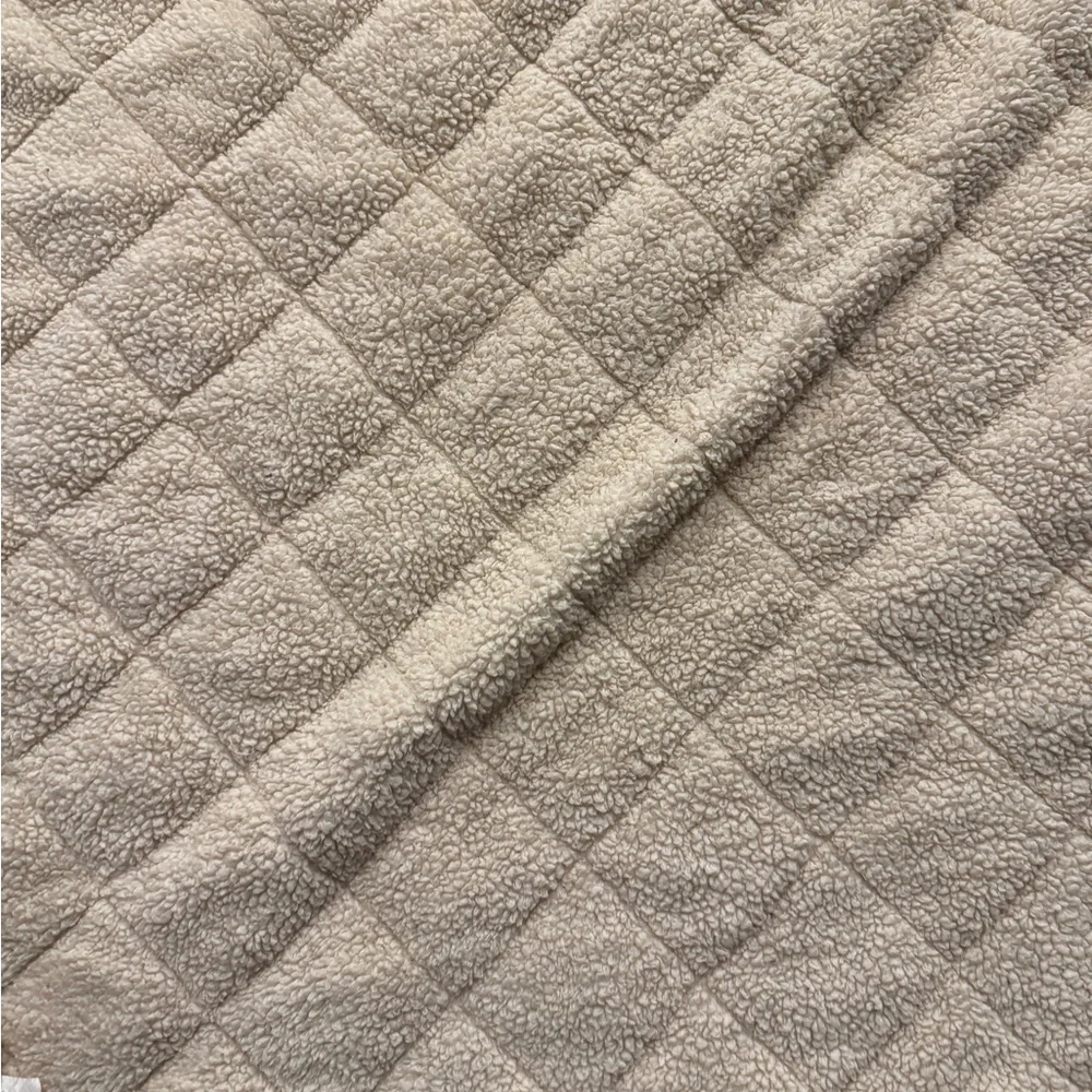 Couch Cover faux suede and Sherpa